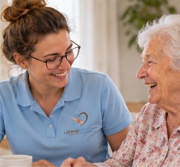 KI-Bild: Beratungsgespräch zu Pflegegrad und Leistungen